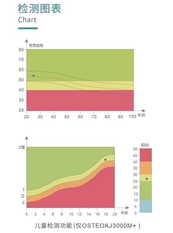 骨密度儀檢測反應骨密度信息和骨的強度