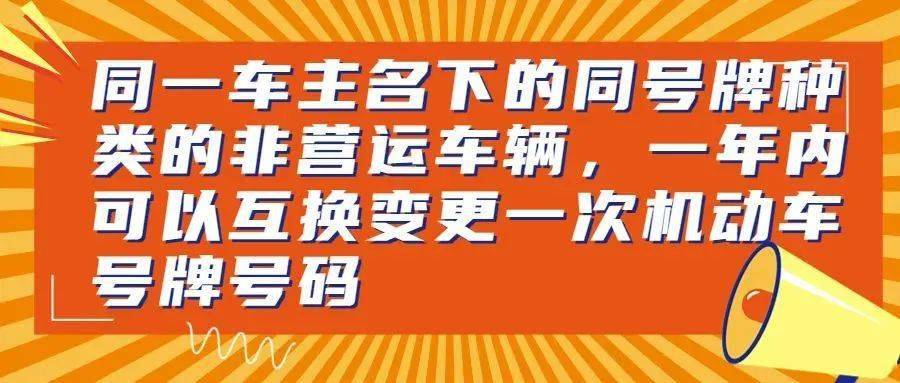 速看！有關你的車牌号！