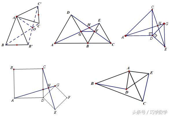 初中幾何經典模型總結（手拉手模型）